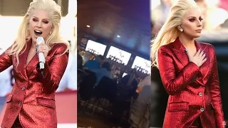 Lady Gaga - National Anthem Bar Reaction Denver Broncos Super Bowl 50 (Star Spangled Banner)