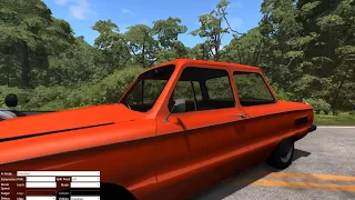 Погоня за бухим деревенщиной на запорожце в beamng drive! [рп погони]