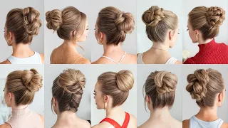 9 EASY UPDOS Compilation | Missy Sue