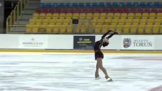 2015 ISU Jr. Grand Prix - Torun Ladies Free Skate Polina TSURSKAYA RUS