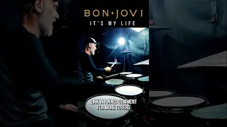 BON JOVI - It's My Life #DrumCover #drums #shorts 3