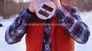 Luci LED zibintai su saules elementais   Luci The Original Inflatable Solar Light