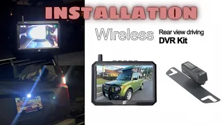 Installing a wireless Rear View Camara with The brightest LED + DVR- Honda Element