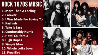 ROCK 1970S Music Mix - Boston, Kiss, Led Zeppelin, The Eagles - More Than A Feeling, Forever, I ...