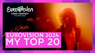 EUROVISION 2024 - MY TOP 20 [NEW 🇧🇪]