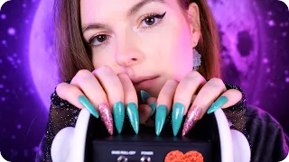 ASMR Relaxing 3Dio Triggers to Help You Fall Asleep💜 (Headphone Tapping, Scratching, Whispering, +)