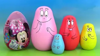 Barbapapa Poupées Gigognes Russes Oeufs Surprise Nesting Dolls