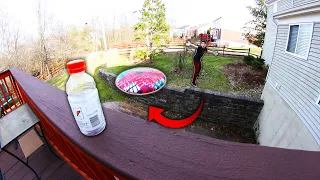 EPIC MINI FRISBEE TRICK SHOTS!