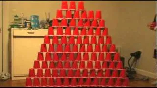 Plastic Cup Pyramid ftw.