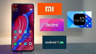 Xiaomi. Redmi – MIUI 12. Android 11.