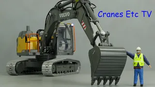 RC Double E Hobby Volvo EC160E Excavator by Cranes Etc TV