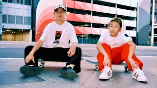 TALENTED SKATER KID FROM JAPAN