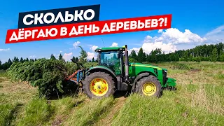 Из чего сделан корчеватель?! Трещина в его раме. Сменил моторное масло на Джордже.