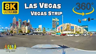 Las Vegas - Vegas Strip Day - VR 360 8K Video