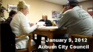 January 9, 2012 Auburn City Council Meeting