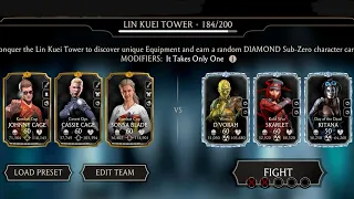 Lin Kuei Tower Match 184 | MK mobile gameplay