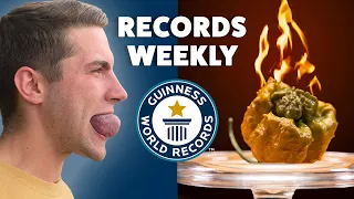 World's Hottest Pepper and Ballooning Tongues | Records Weekly - Guinness World Records