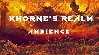 Khorne's Realm | Chaos Ambience for Reading, Painting, Relaxing.