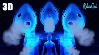 ASMR Aerosol 3D (Five nebulizers) Amazing white noise for sleep 💤💤