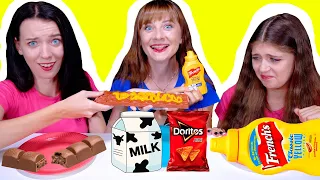 ASMR Strange Food Combinations Challenge | Mukbang by LiLiBu