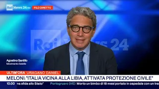 Agostino Santillo ospite a RaiNews24 - 12/09/23