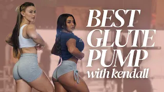 best glute pump EVER with kendall | full glute workout explained