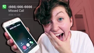 CALLING YOUTUBERS AS (666) 666-6666 | MILESCHRONICLES