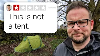 I Camped in a 1-Star Tent