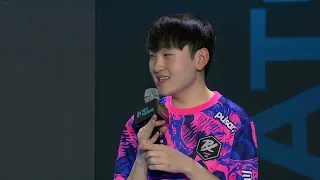 PRX Jinggg's post match interview after the victory against T1