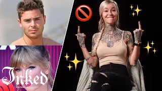 Guess the Celebrity Without Tattoos | Tattoo Artists React