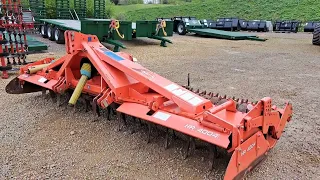 KUHN HR4004D 4 Metre Power Harrow, 2009 C/W Q Fit Tines - Walkaround