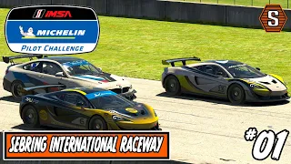 iRacing: Michelin Pilot Challenge at Sebring - Keeping Up with the Porsches [McLaren 570S GT4]