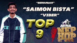 BEROJGAR - SAIMON BISTA "VIBER" || ARNA Nephop Ko Shreepech || Full Individual Performance || TOP 9