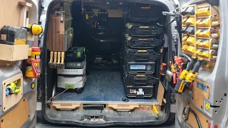 my dewalt van racking ( part 3)