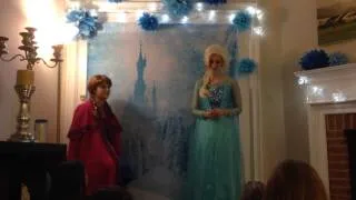 Frozen Birthday party- Let it Go with Elsa and Anna