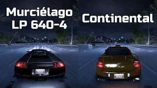 Lamborghini Murcielago LP 640-4 vs Bentley Continental SS - Need for Speed Carbon (Drag Race)