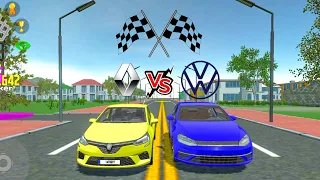 Car Simulator 2 | Volkswagen VS Renault | Golf VS Clio | Upgrade Race & Top Speed | Android Gameplay