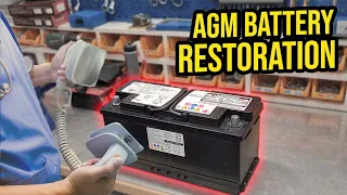 AGM battery restoration