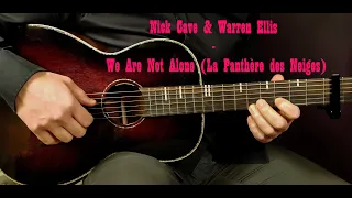 How to play NICK CAVE & WARREN ELLIS - WE ARE NOT ALONE  Acoustic Guitar Lesson - Tutorial