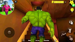 Scary Teacher 3D - New Funny Pranks Levels Hulk Enter in Miss T House (Android/iOS)