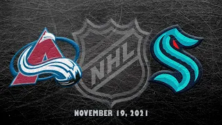 NHL Avalanche vs Kraken | Nov.19, 2021