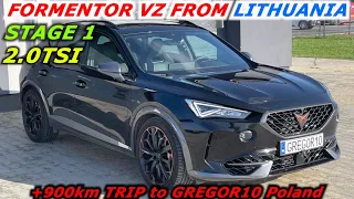 Cupra Formentor VZ 2.0TSI +900km TRIP from Lithuania with Client Reaction after STAGE 1 GREGOR10