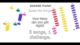 Can you name these 5 songs on Piano? | Chrome Music Labs: Shared Piano