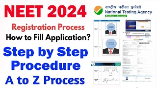 NEET 2024 Online submission of Application Form step by step process@JaipalLande