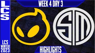 DIG vs TSM Highlights | LCS Winter 2023 W4D3 | Dignitas vs Team Solomid