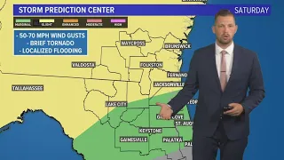 Storms moving through tonight with more on the way for the weekend