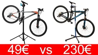 49 € VS 230 € BIKE STAND MAINTENANCE TEST AND REVIEW