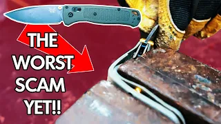 Literally The Worst Scam Knife Yet!! | Benchmade Bugout Chinese disaster