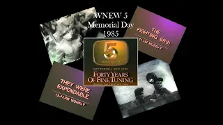WNEW 5, Memorial Day Movie Promos, May 1985