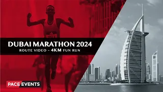 The 4km Fun Run Route for the Dubai Marathon 2024
